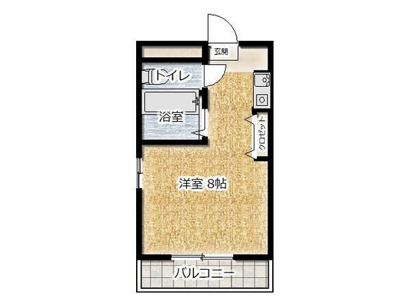 シティハイツ三隈の物件間取画像